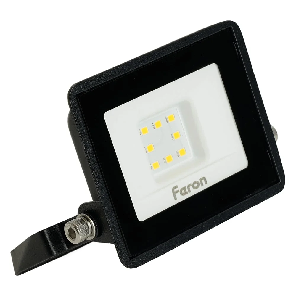 Прожектор светодиодный 2835 SMD 10W 4000K IP65 AC230V/50Hz, черный, LL-918 Арт. 29490