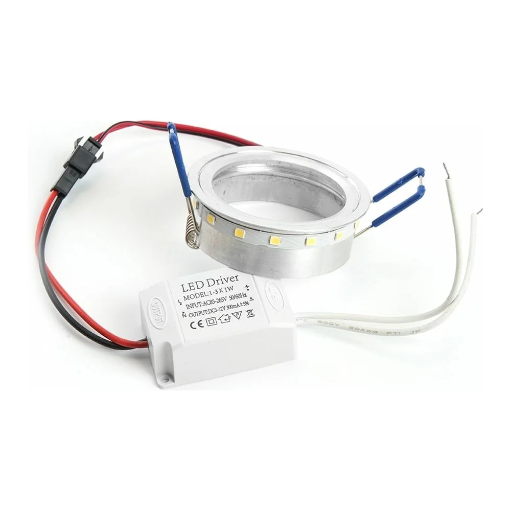 Кольцо с диодами и драйвер для светильников с подсветкой, 3W 15LED SMD2835 4000K, LB-1226 Арт. 28890