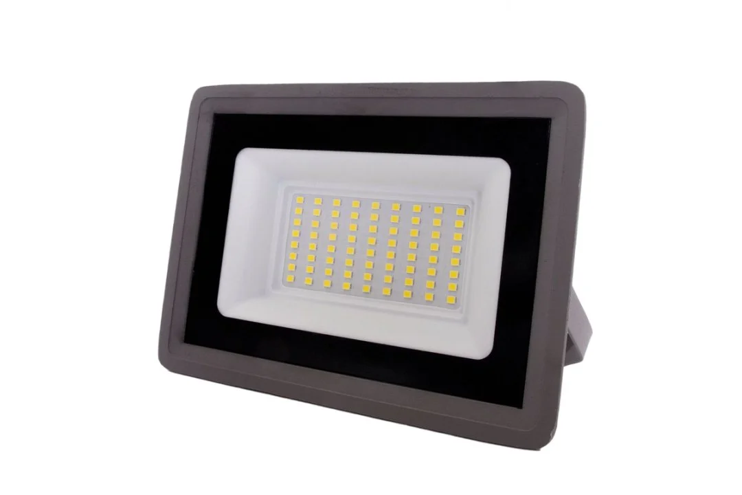 Прожектор с/д LE LED FL2 50W GREY 4500Lm (174x124x27) IP65 холодный белый