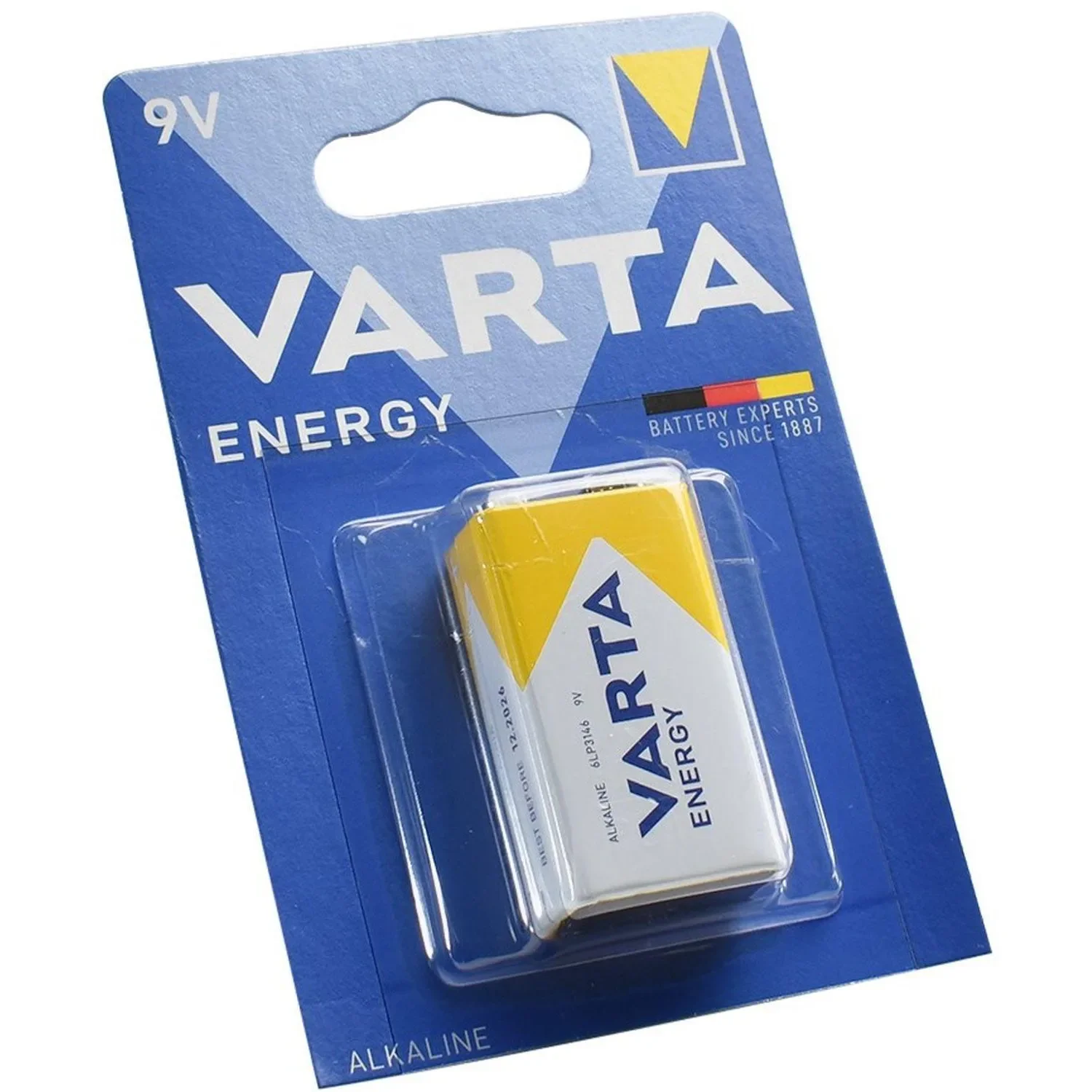 Элемент питания Varta Крона 6LR61/6F22 ENERGY  4122.229.411 BL1 (цена за 1шт)