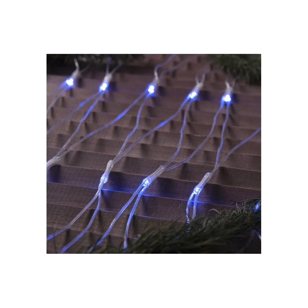 Гирлянда СЕТЬ, уличная УМС Ш:2м, В:3м, Н.С. 3W LED-384-220V, СИНИЙ 2361696