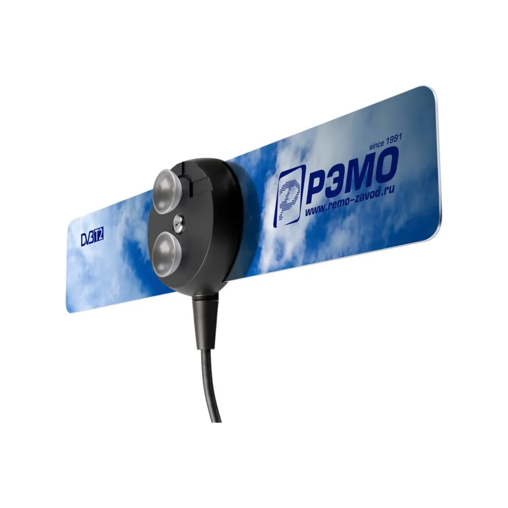 Антенна комнатная РЭМО BAS-5111-5V MICRO DIGITAL (активная, DVB-T2, без б/п, 33 дБи, коробка)