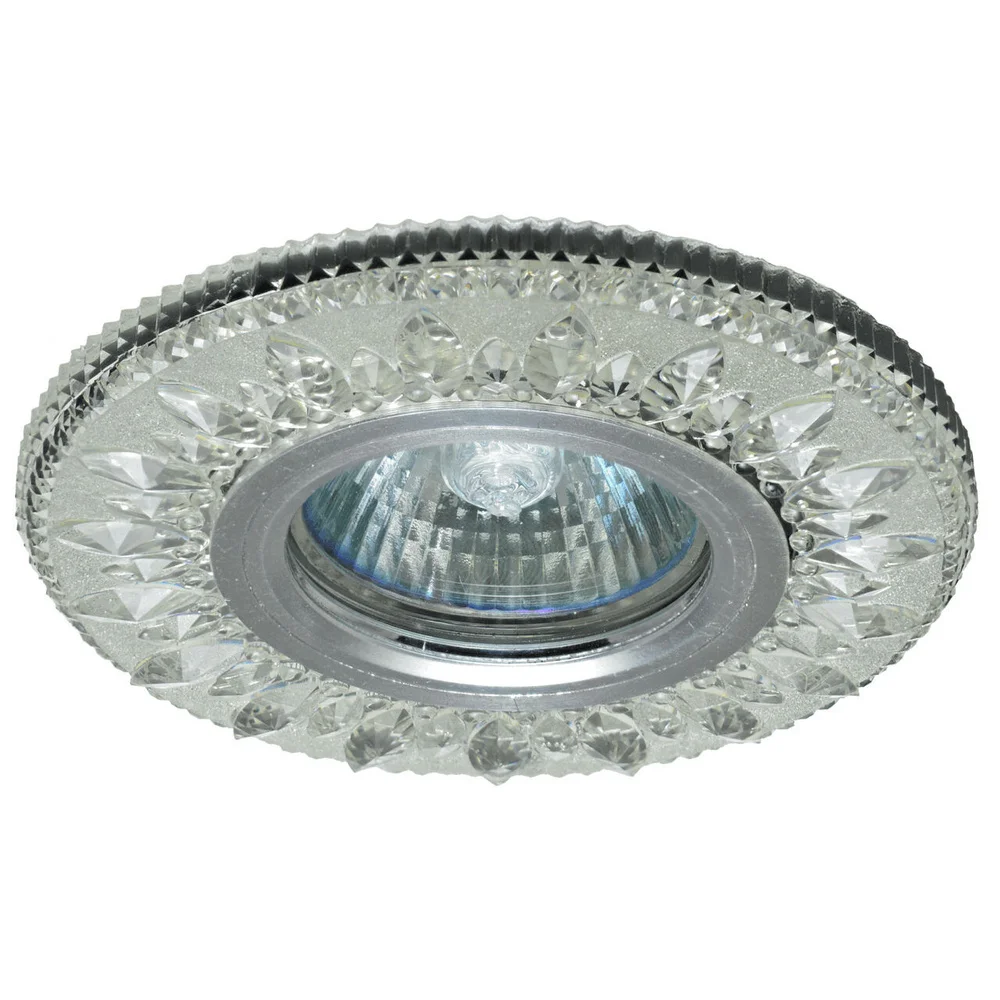 Светильник MR16+LED встраиваемый ПОЛИКРИСТАЛ, AL/CLEAR, LED 3Вт IL.0027.0103