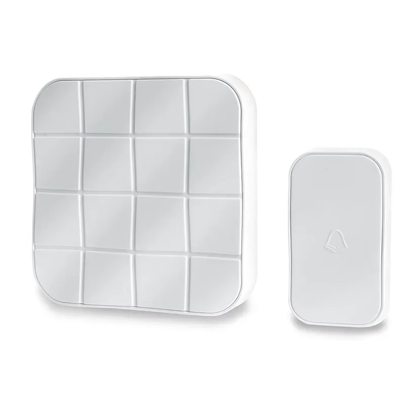 Звонок беспроводной 10М IP44 E-378 (белый) Feron 41434 (действия 100м) *
