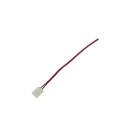 Соединитель кабель с одним 2-х конт. зажимом SC28U1ESB Ecola LED strip connector 8mm 15 см 1шт.