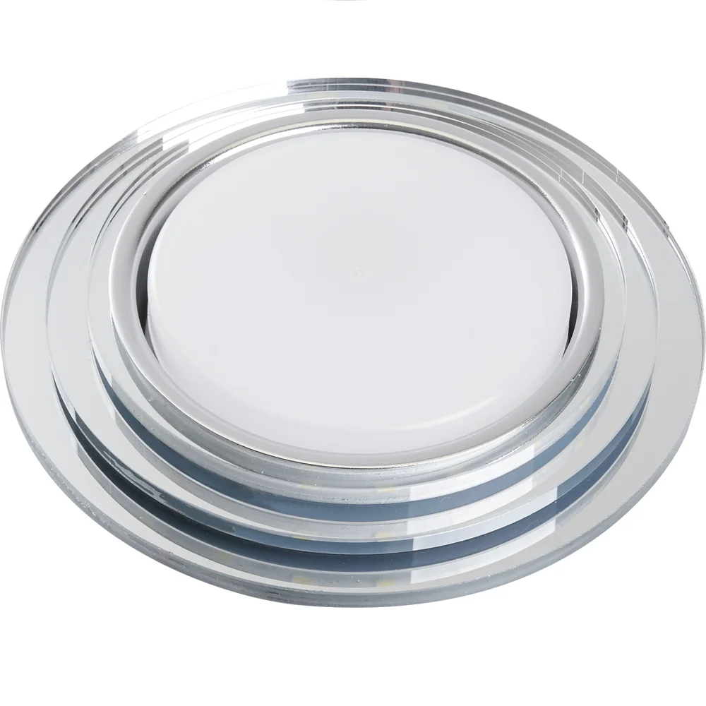 Светильник встраиваемый CD5024 круг 20LED*2835 SMD 4000K, 15W GX53, прозрачный,хром арт. 40524