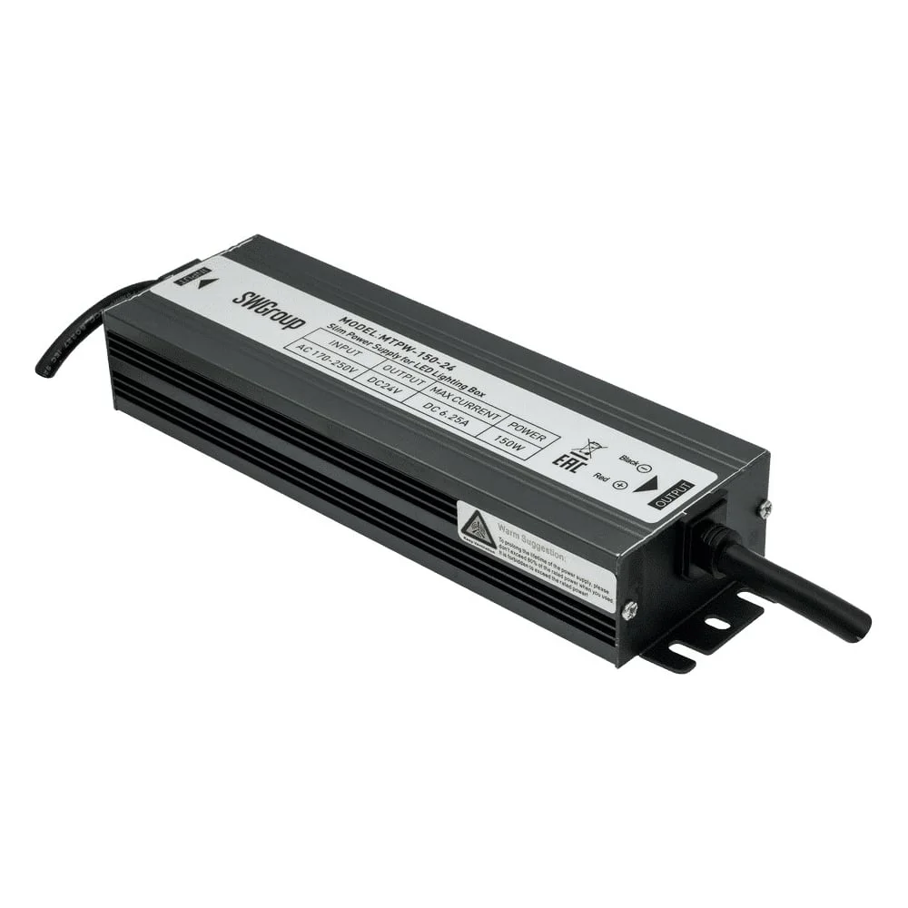 Блок питания TPW, 150 W Влагозащитный, 24 V, MINI Al MTPW-150-24 ( 210*60*32 ) SW-G