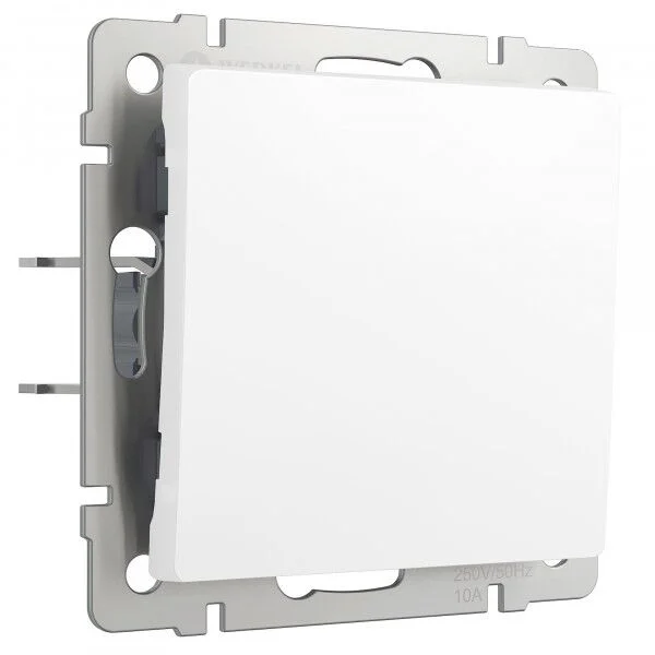 Механизм выключателя 1-кл. 10A (белый матовый) Werkel W1110061