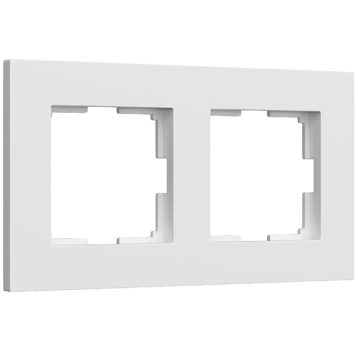 Рамка 2-м Slab (белый матовый) W0022961