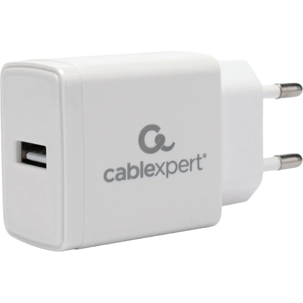 Зарядное устройство Cablexpert 10.5Вт, 2.1A, 1 порт USB, цвет белый (MP3A-PC-38)