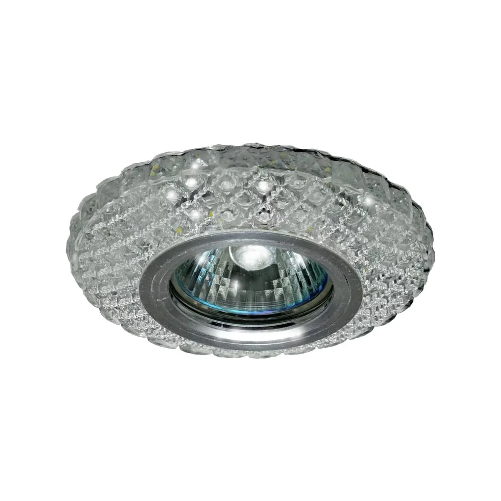 Светильник MR16+LED встраиваемый ПОЛИКРИСТАЛ, AL/CLEAR, LED 3Вт IL.0027.0303