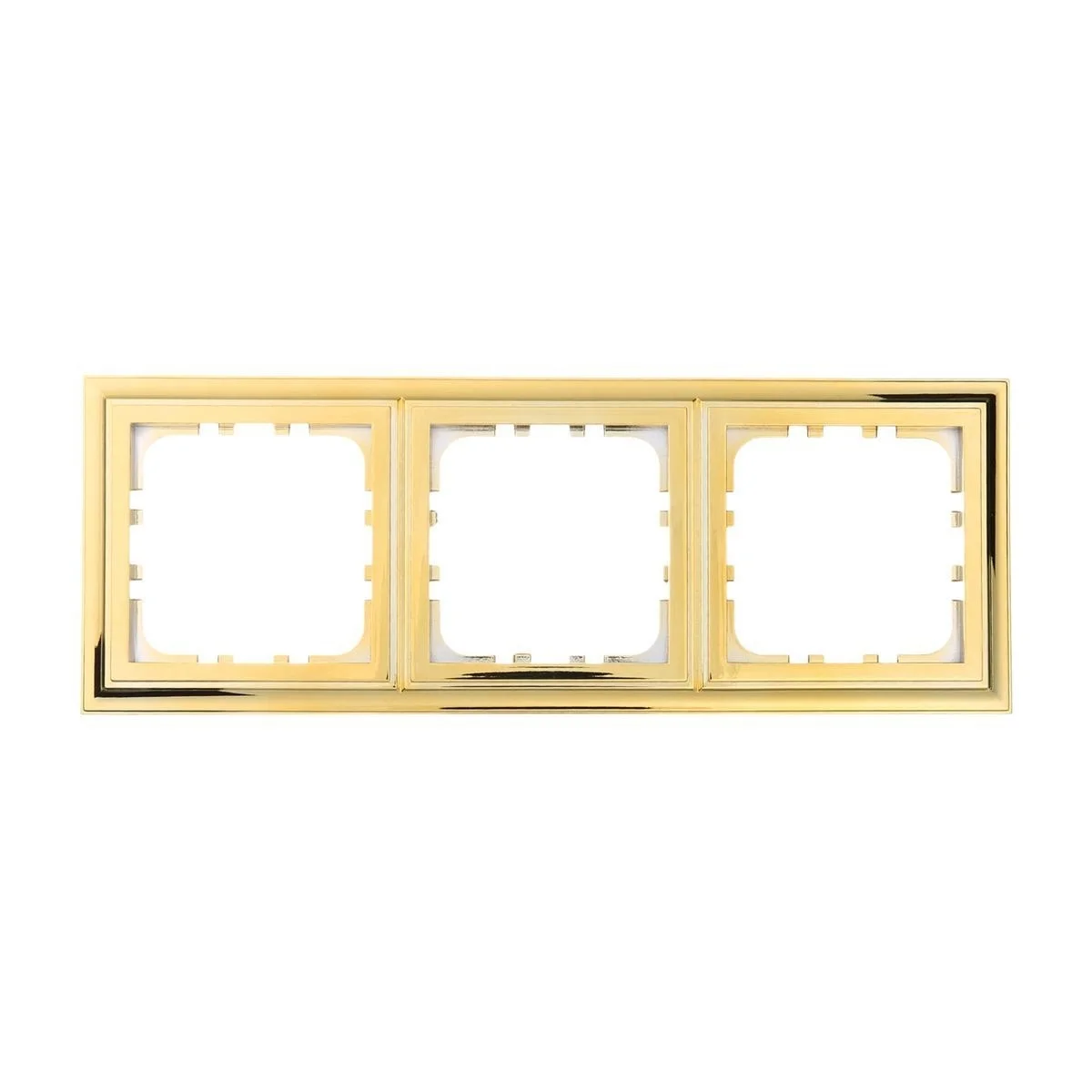 Рамка 3-м Classic LK80 (золото) Экопласт 894316