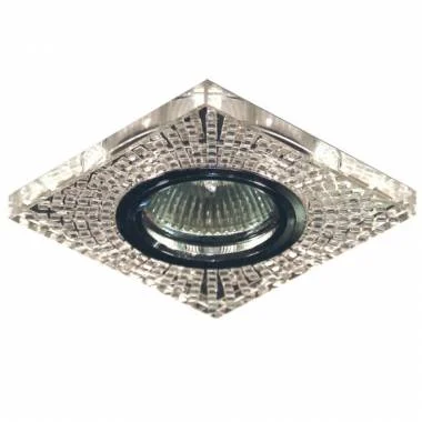 Светильник встраиваемый. AL/CLEAR MR16 35Вт + LED 3Вт IL.0026.1703