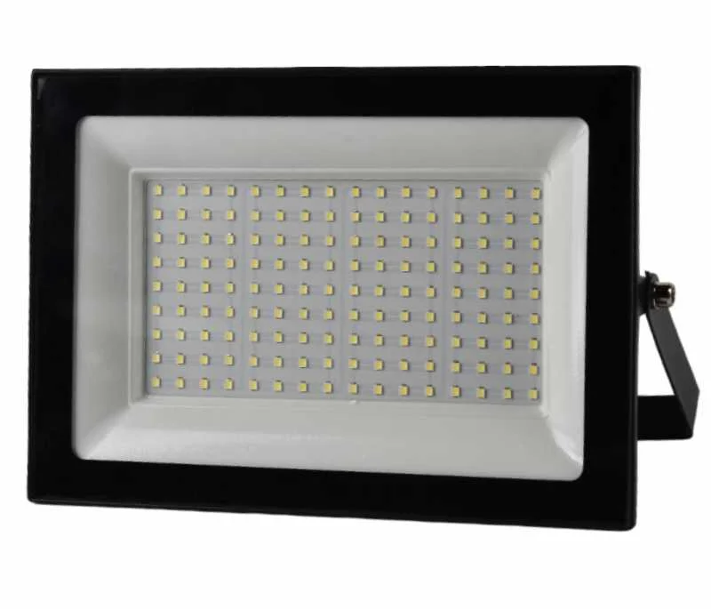 Прожектор с/д PRE LED FL4 150W BLACK IP65 холодный белый 12500Lm (240x157x32)