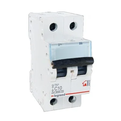 Автомат 2P TX3 С10А 6кА Legrand 404040