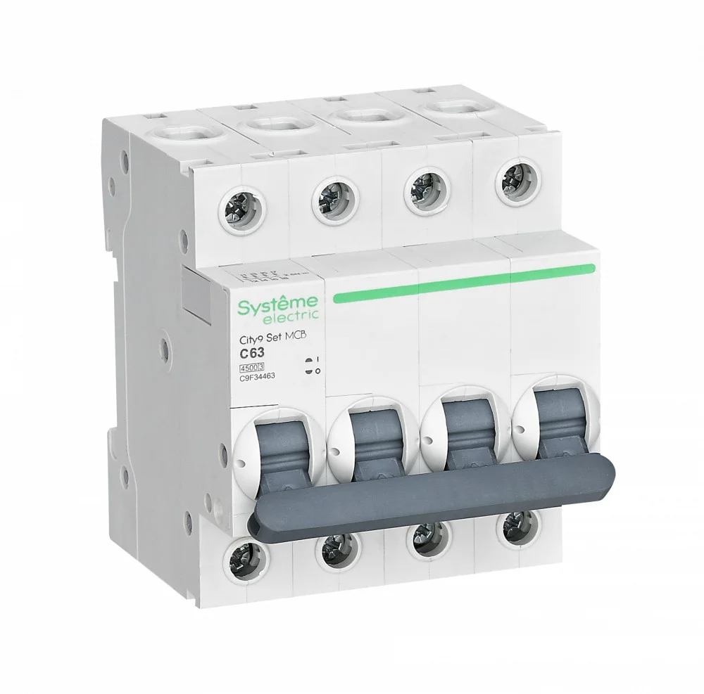 Автомат 4п 63А С 4.5kA 400В City9 Set C9F34463