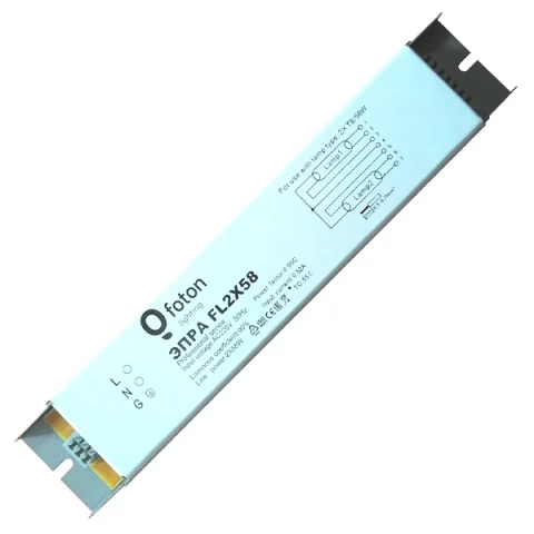 Балласт электронный ЭПРА FL2*58W 200*40*30 mm FOTON
