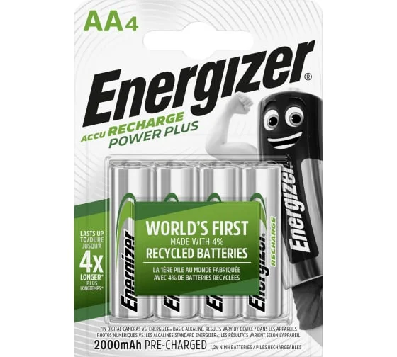 Батарейка аккумуляторная ENR Extreme NH15/AA 2300Ma BP4Pre-C (4шт/бл) Цена за 1 ШТ