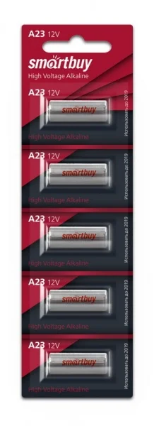 Батарейка алкалиновая Smartbuy A23 /5B (100/1000) (SBBA-23A5B)