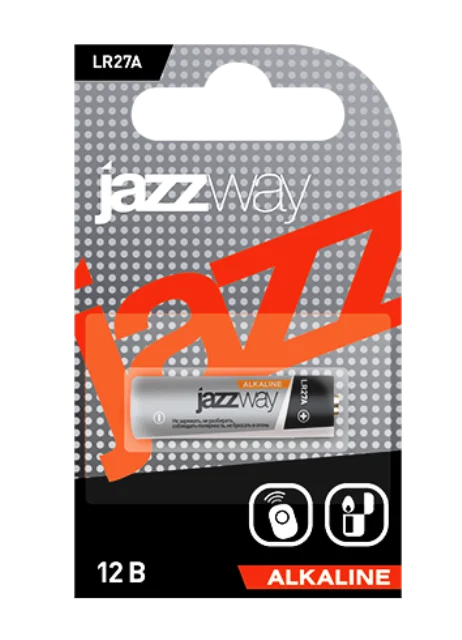 Батарейка LR27A Alkaline BL-1 (1 шт в упаковке) Jazz Way