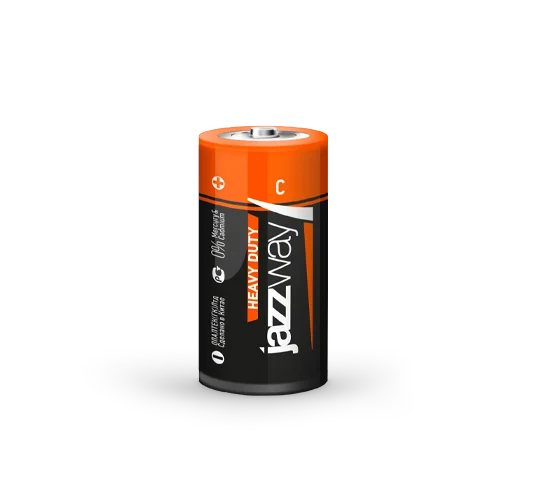 батарейка R14 JAZZWAY Heavy Duty (солевые эл. питания) (в 1 упак. 24шт.)