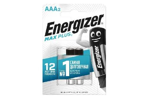 батарейка щелочная (alkaline) ENR MAX Plus E92/AAА Energizer (2 шт/бл )