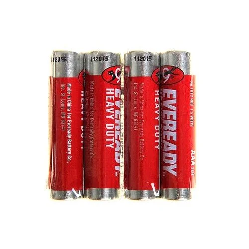 Батарейка солевая (heavy duty) EVR 912 R03 AAA EVEREADY (4 шт/упаковка)