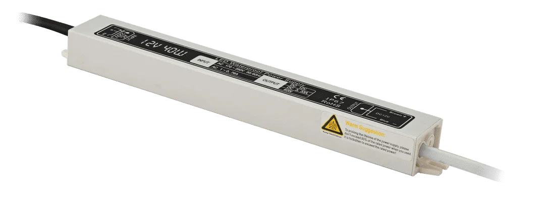 Блок питания TPW, 40 W Влагозащитный, 12V, IP67 MTPW-40-12 MINI Al (200*30*20) SW-G