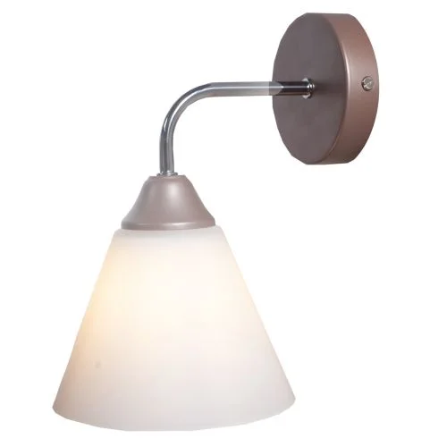 Бра 1*60Вт E27 MD.51510-1-W CP+CH