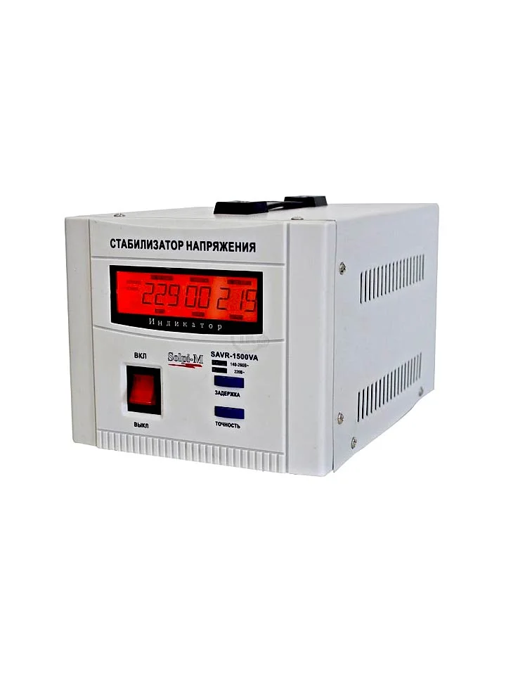 Cтабилизатор напряжения Solpi-M SAVR- 3000VA ЭМ 140-260 В точность 3%