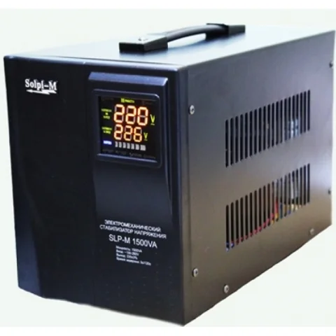 Cтабилизатор напряжения Solpi-M SLP-M 1500VA элмеханич. (напольный)