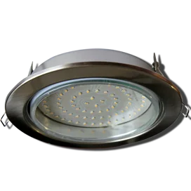 Cвет.потол. GX70 H5 мет.сат.-хр.б/л 53*151 Ecola FS70H5ECB