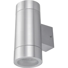 Ecola GX53 LED 8013A свет. накл. IP65 прозр. Цилиндр металл. 2*GX53 Cатин-хром FS53C2ECH