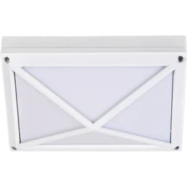 Ecola GX53 LED B4157S свет. накл. IP65 мат. Прямоугольник/Пирамида алюмин. 2*GX53 Белый FW53PSECS