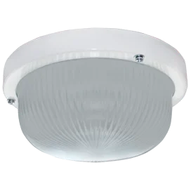 Ecola Light GX53 LED ДПП 03-7-101 свет. Круг накл. 1*GX53 матовое стекло IP65 белый TR53L1ECR