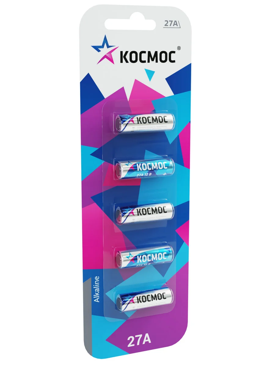 Элем.пит. Космос 27A 5*BL (5 шт в блистере) Цена за Штуку (10)