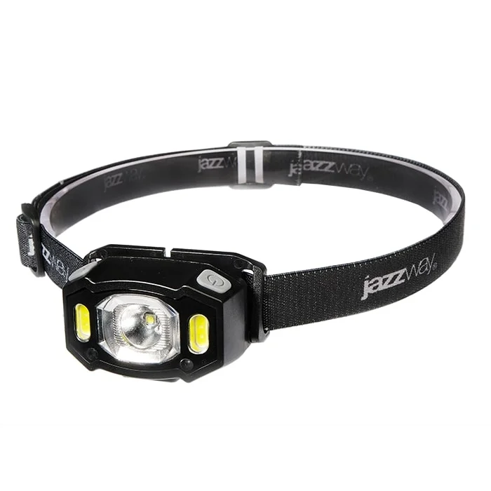 Фонарь аккумуляторный налобный Фонарь JAZZway AccuH3-L5W-bk (черн.)