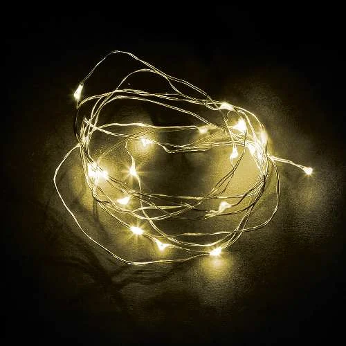 Гирлянда линейная РОСА 100LED 2700К 10м + 1,5м шнур, USB, IP20, CL576 48186