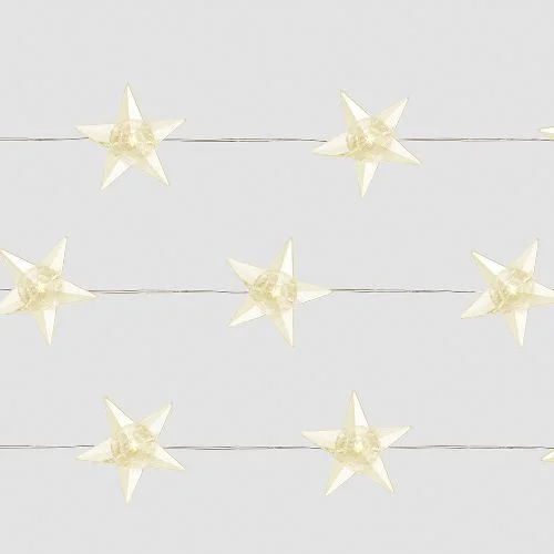 Гирлянда линейная Звездочки USB 50LED 2700K, IP 20, 4,5м, CL572 41647