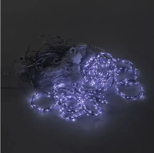 Гирлянда Светодиодный дождь из росы 6х3 м, белый, USB + пульт управления NEON-NIGHT 315-995
