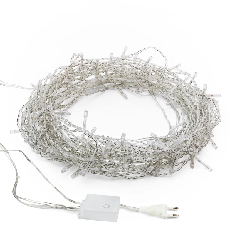 Гирлянда Твинкл Лайт 10 м, прозрачный ПВХ, 80 LED, цвет Мультиколор 303-189 — фото 6