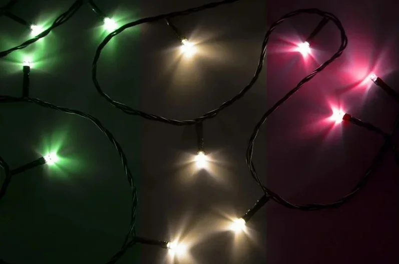 Гирлянда Твинкл Лайт 4 м, темно-зеленый ПВХ, 25 LED, цвет мультиколор 303-019