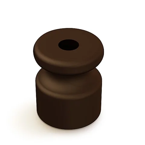 Изолятор пластик для витого провода (корич.) D20*22 ТМ МезонинЪ (100шт) GE70017-04