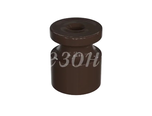 Изолятор пластик для витого провода (корич.) D20*24 ТМ МезонинЪ (100шт) GE30025-04