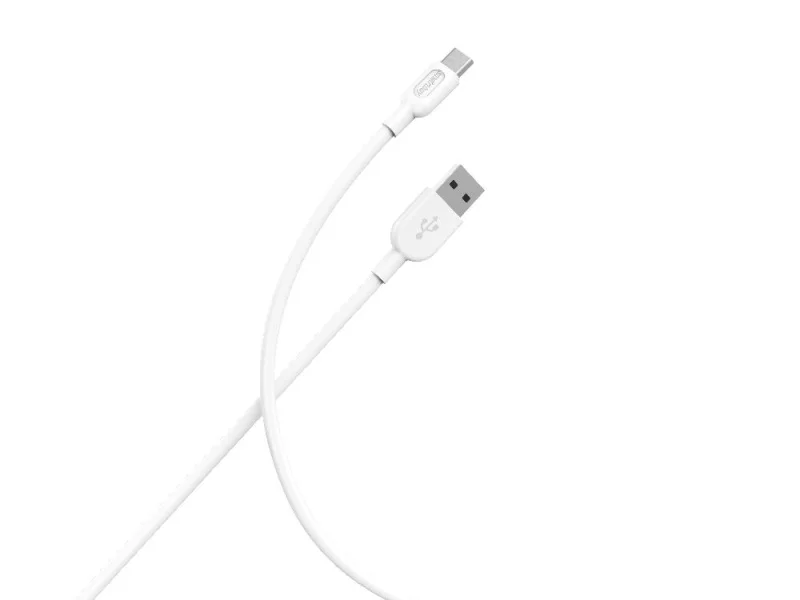 Кабель для зарядки и передачи данных S01 Type C белый, 2.4А, 1м, Smartbuy (iK-3112-S01w)