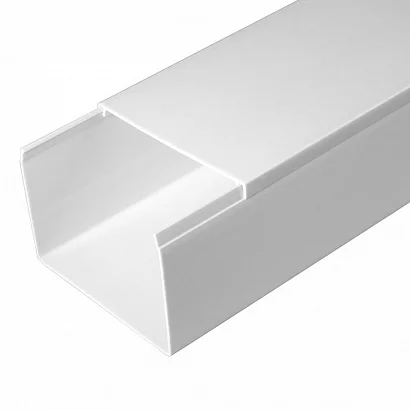 Кабель-канал магистральный 80*60 белый Промрукав (18м/9шт) PR.0580601