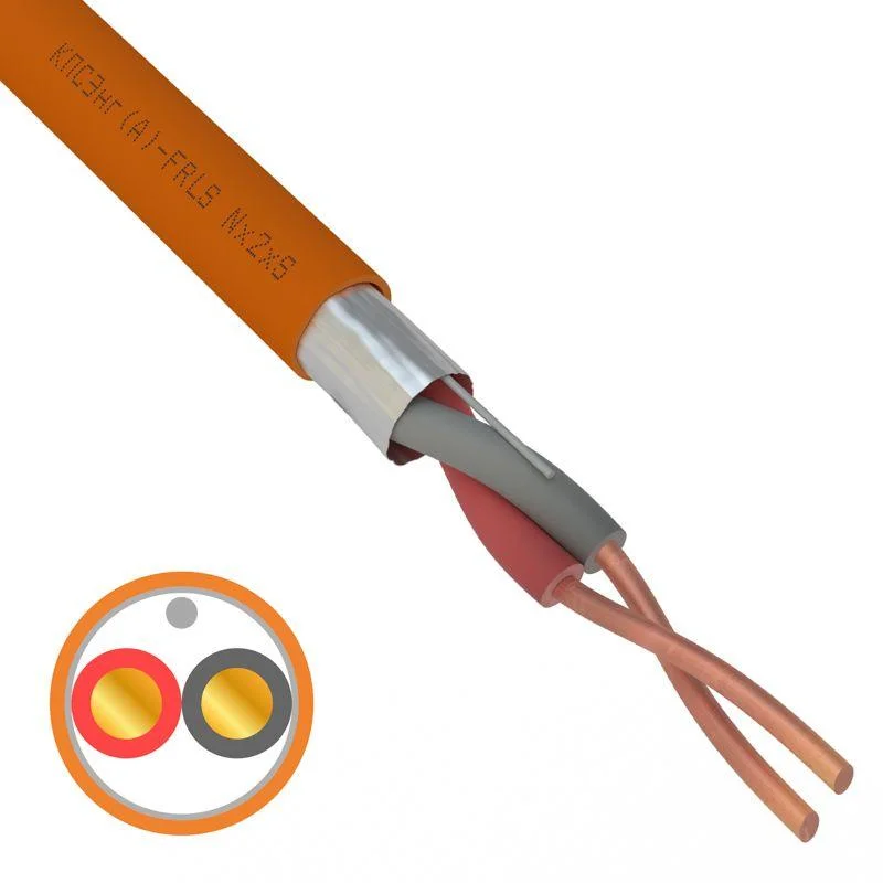 Кабель огнестойкий КПСЭнг(А)-FRLS 1x2x0,50 мм², бухта 200 м REXANT 01-4902-1