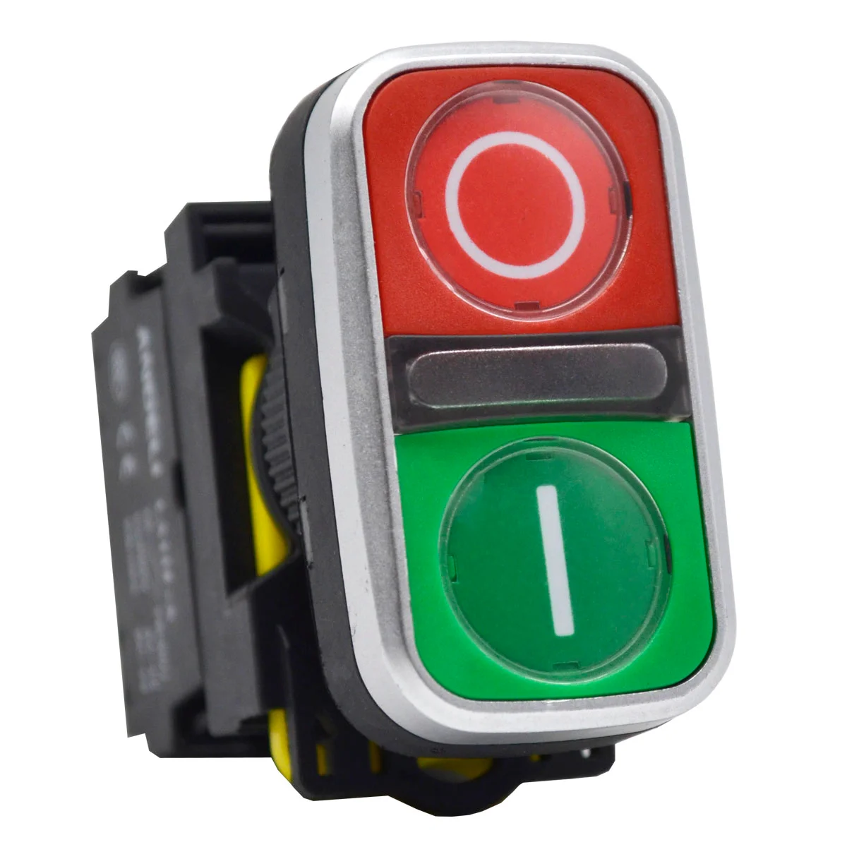 Кнопка LA115-A5-11RD1 двойная 1NO+1NC 220V IP65 ANDELI