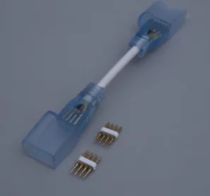 Коннектор для неона 15 х 25 мм, 5 см RGB/МУЛЬТИ (4PIN) арт. 1723131