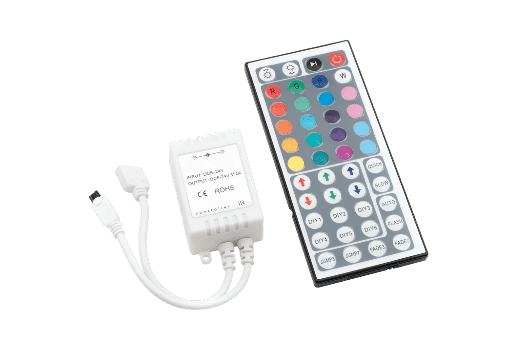 Контр. SW-G RGB LED MIX 6A 72W 12-24V 44 кнопки ИК (00232) арт. 1847
